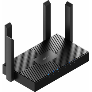 Cudy AX3000 5-Port Gigabit Dual-Band Wi-Fi 6 Mesh Router – Black (WR3000E) – product image