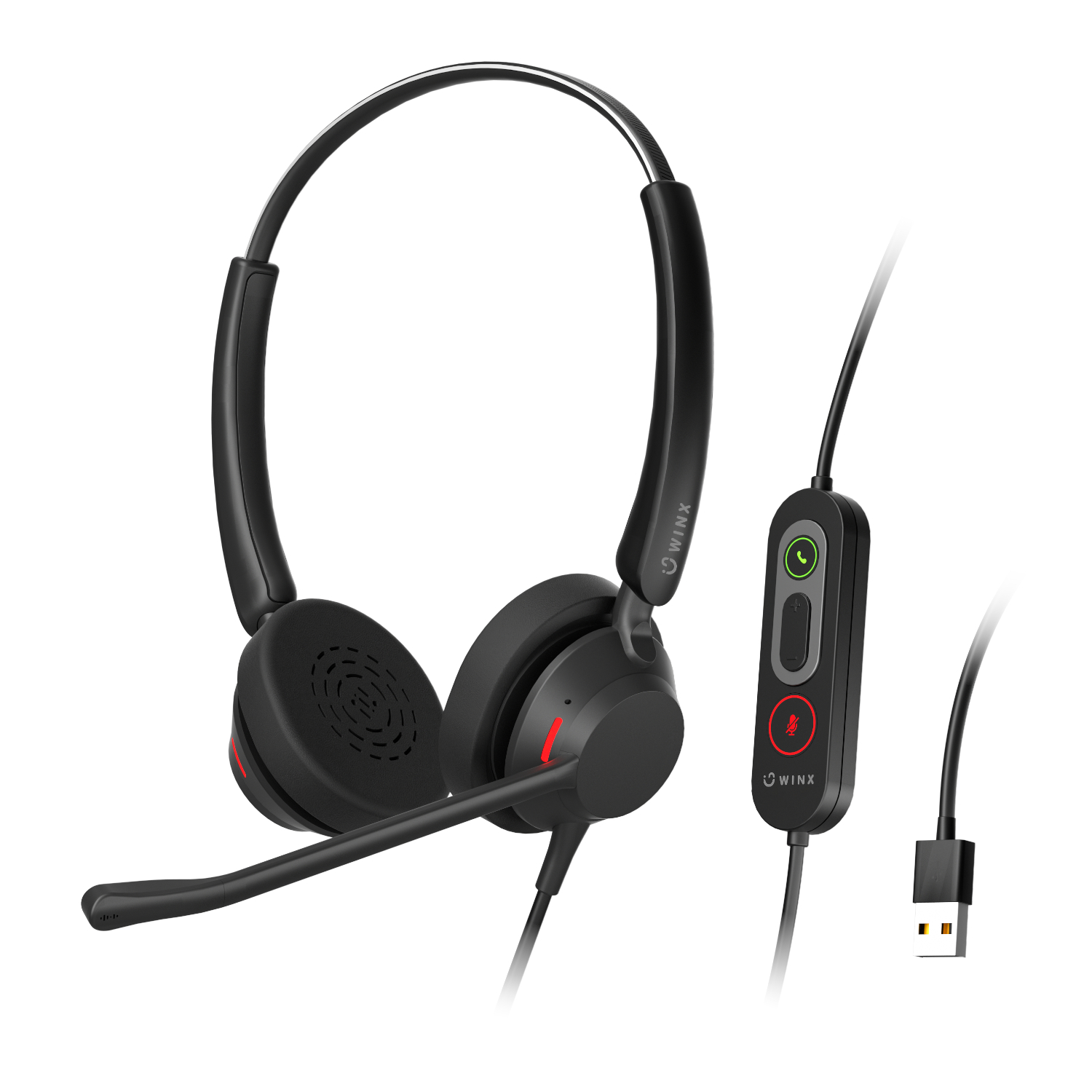 WINX CALL Pro 2 AI Noise Cancelling Mic Headset (WX-HS112) – product image