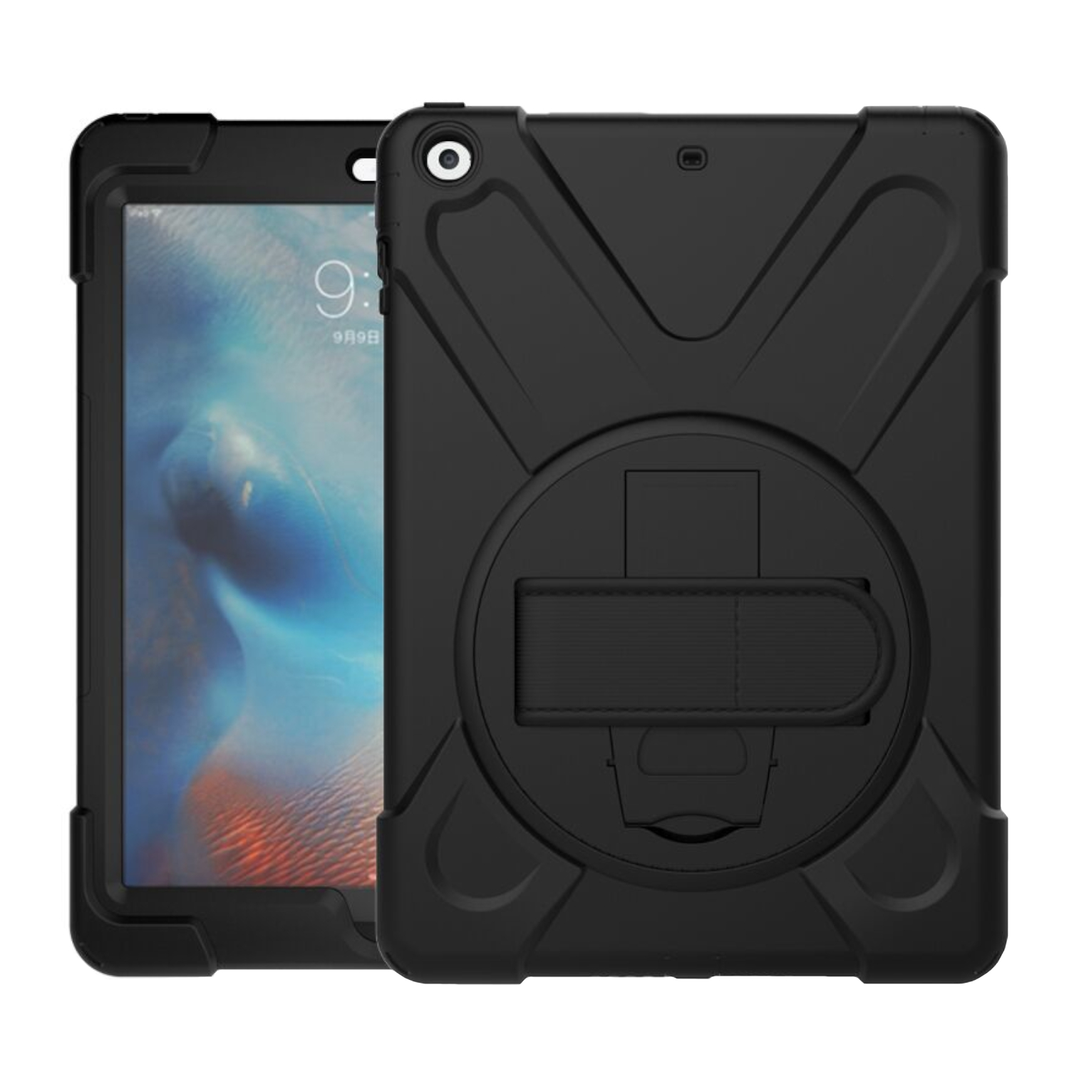 Port Designs Pro Shock 360 Rugged Protective and Rotative Folio for Samsung Galaxy Tab A9+ - Black (201535) – product image