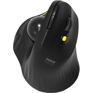 Port Connect Bluetooth + Wireless Rechargeable Ergonomic Trackball Mouse (900719) – product image