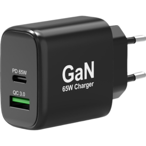 Port Connect 65W GaN Type-C and USB-A Fast Charger (902104-EU) – product image