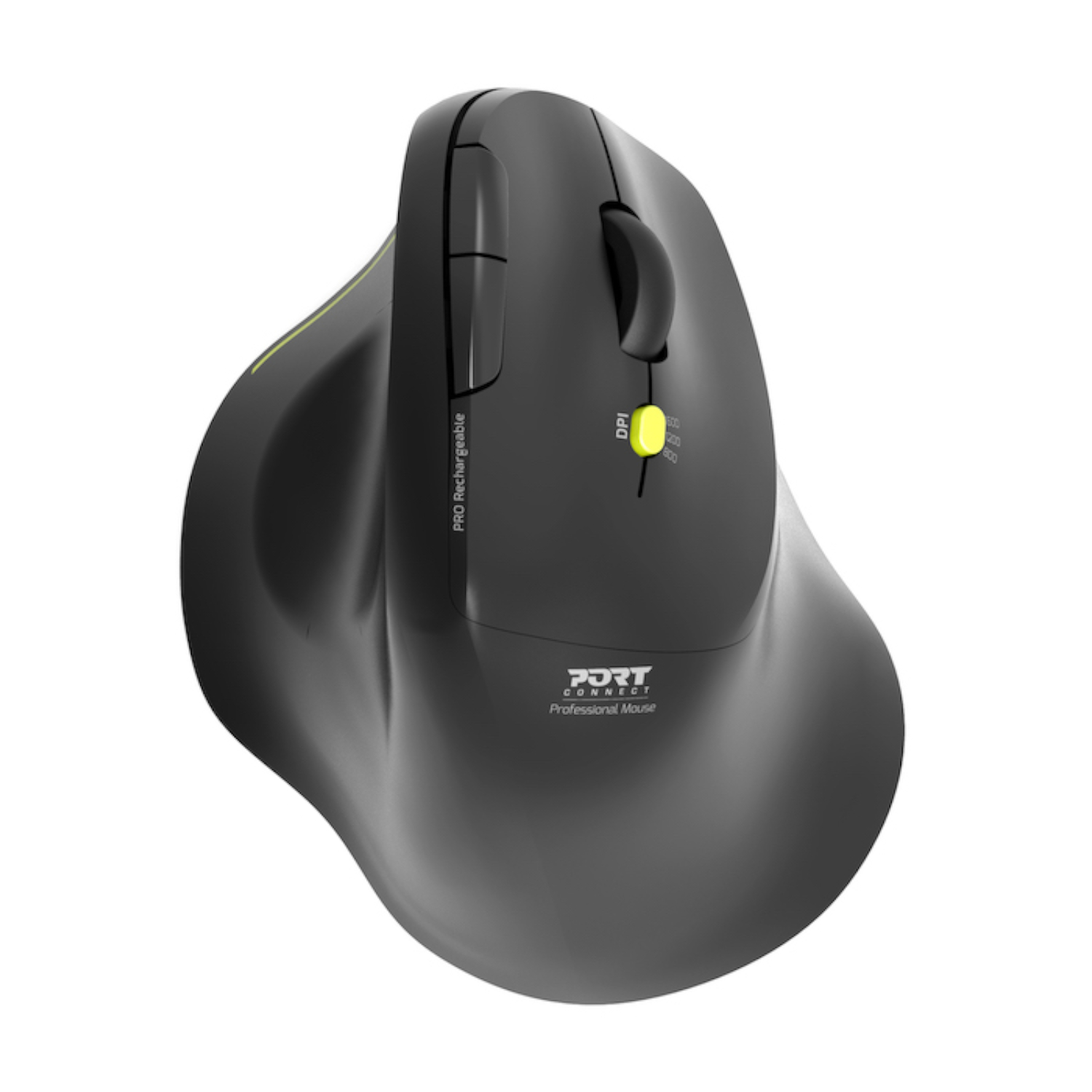 Port Connect 2.4GHz Wireless ERGO SOFT Bluetooth Rechargeable Mouse (910200) – product image
