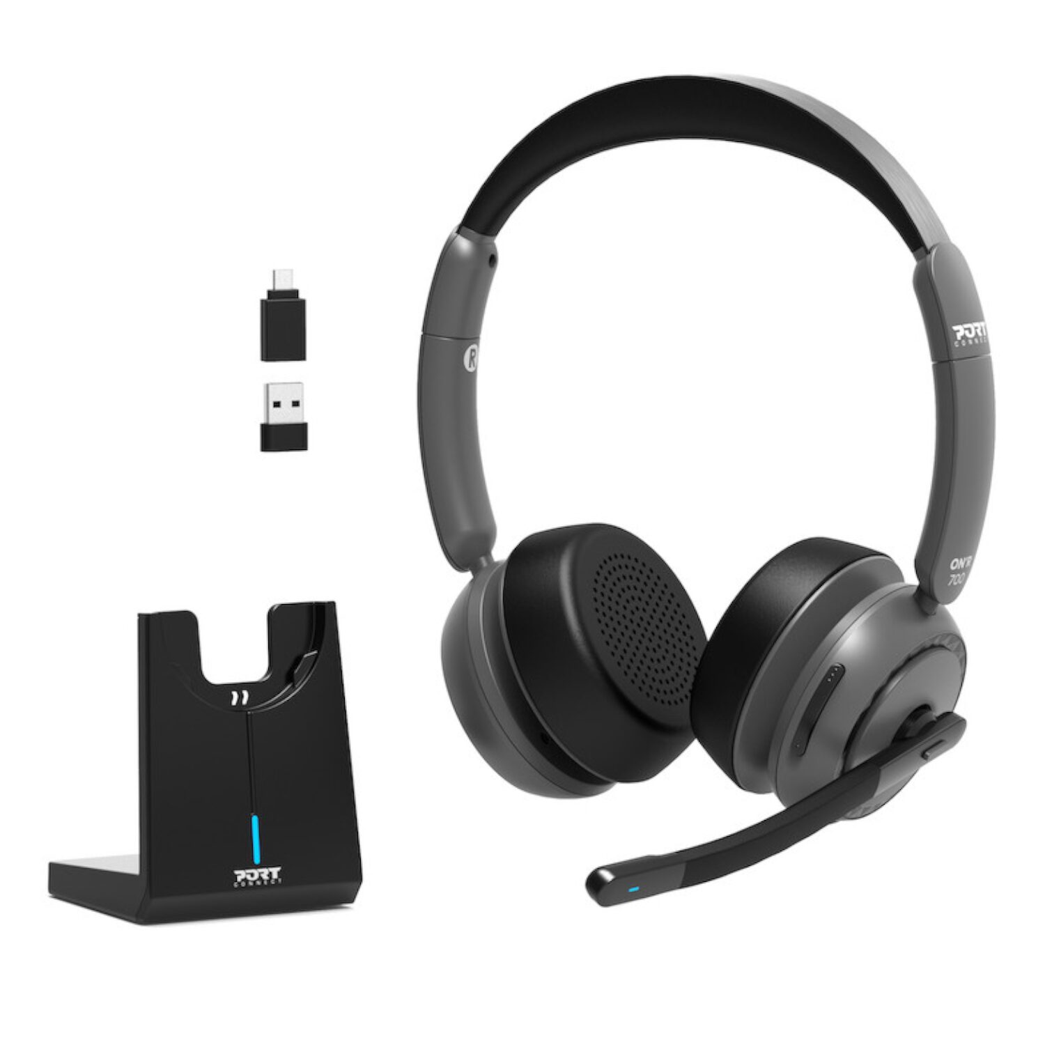 Port Connect ON’R 700 Bluetooth Wireless Headset with Noise Cancellation (912003) – product image