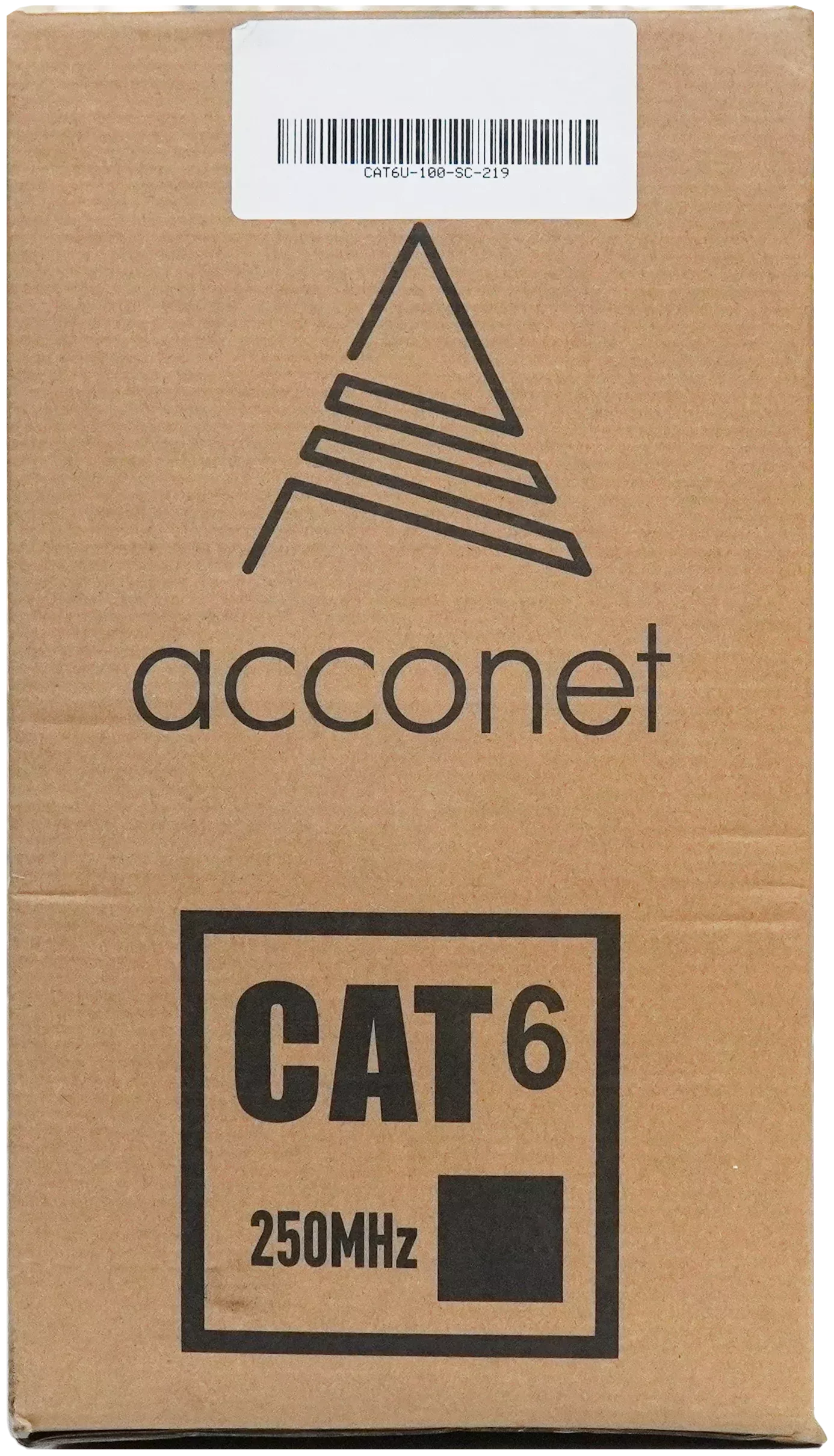 ACCONET CAT6 UV OUTDOOR ETHERNET CABLE 100M BLACK SOLID CORE SF/TP PULL BOX | CAT6U-100-SC - Image 2