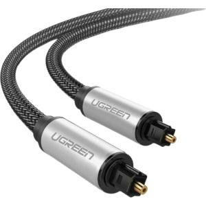 UGREEN AV108 Male to Male Toslink Optical Audio Cable 2m–Grey (AV108-10540) – product image