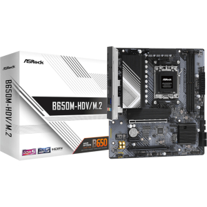 ASRock B650M-HDV/M.2 AM5 Micro-ATX Motherboard (B650M-HDV/M.2) – product image