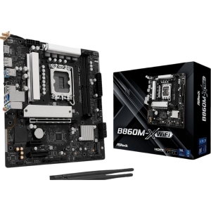 ASRock B860M-X Micro ATX DDR5 Motherboard (PCIe 5 and Wi-Fi 6E) (B860M-XWIFI) – product image