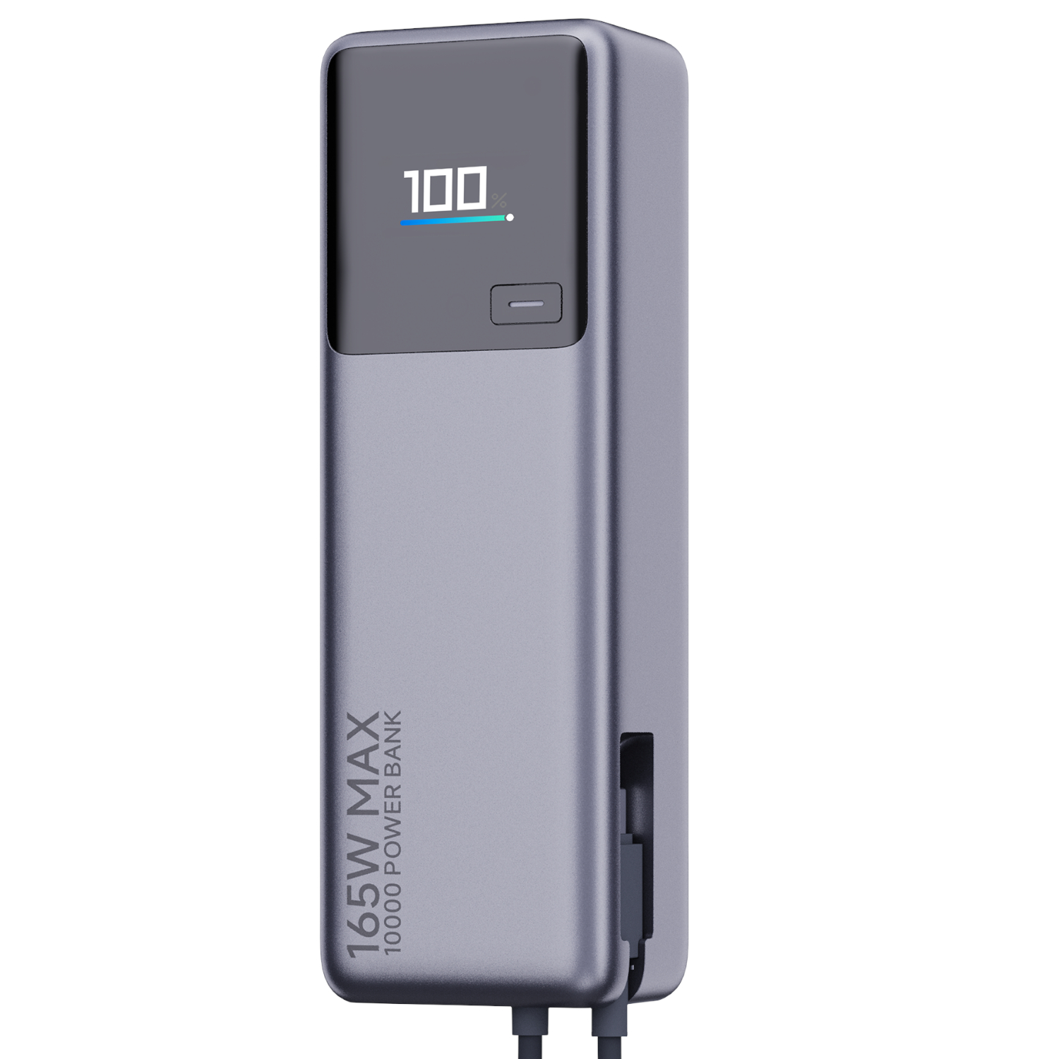 Xiaomi 165W Power Bank 10000mAh (Integrated Cable)-Silver (BHR9361GL) – product image