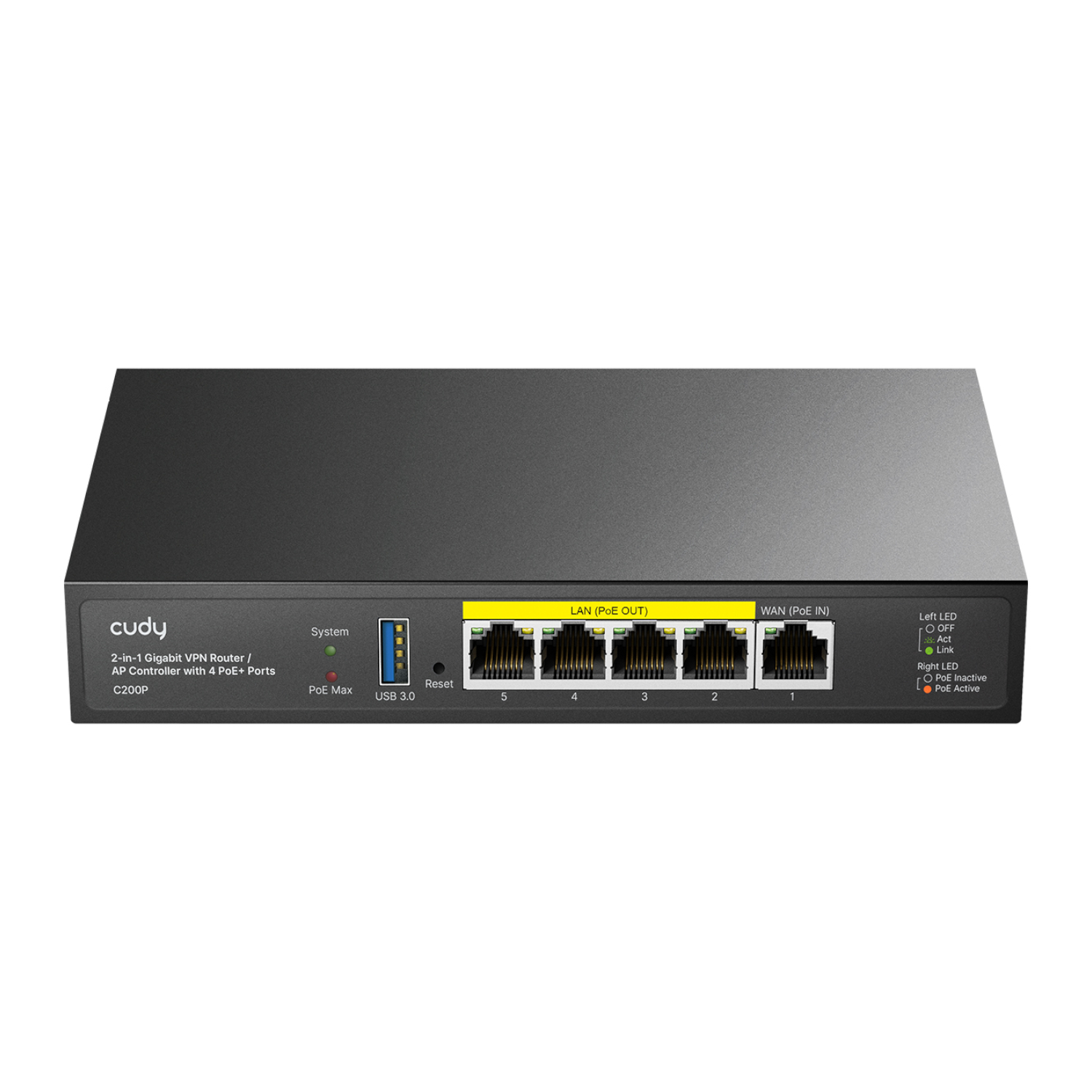 Cudy C200P 2-IN-1 SMB Router / AP Controller (C200P) – product image