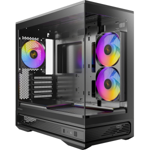 Antec C2M ARGB Compact Micro-ATX Gaming Chassis - Black (C2M ARGB B) – product image