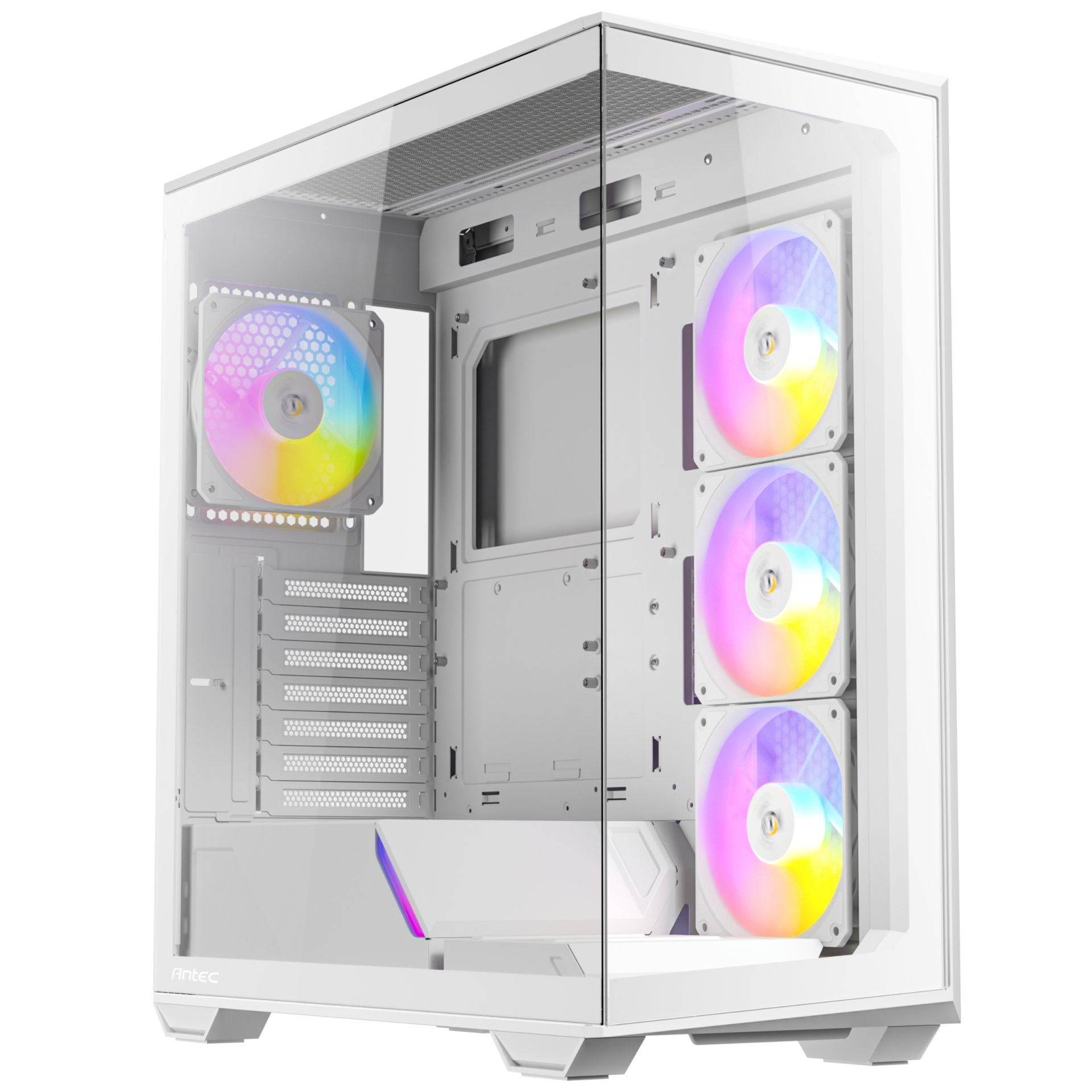 Antec C3 ARGB ATX | Micro-ATX | ITX ARGB Mid-Tower Gaming Chassis – White (C3 ARGB W) – product image