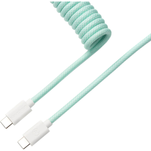 Keychron Coiled Aviator Cable - Mint/Straight (CAB-18) – product image