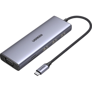 UGREEN 9-in-1 Type-C Hub | HDMI | VGA | LAN | SD/TF | 100W PD | USB3.0 (CM498-15600) – product image