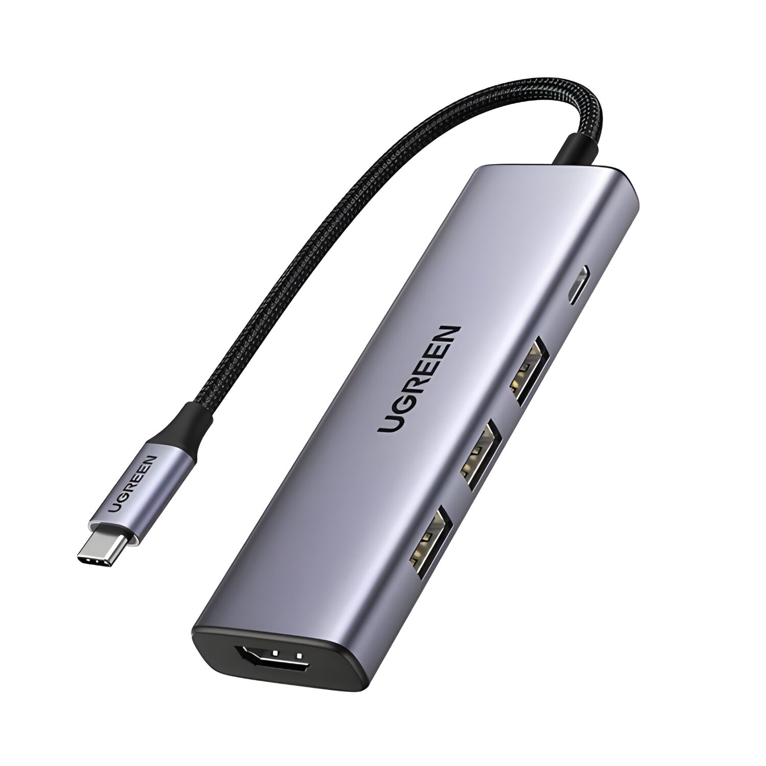 UGREEN Revodok 5-in-1 Type-C Hub | 4K HDMI | Type-C | USB3.0 (CM511-15596) – product image