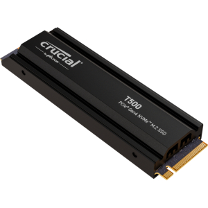 Crucial T500 1TB M.2 NVMe Gen4 with Heatsink NAND SSD (CT1000T500SSD5) – product image