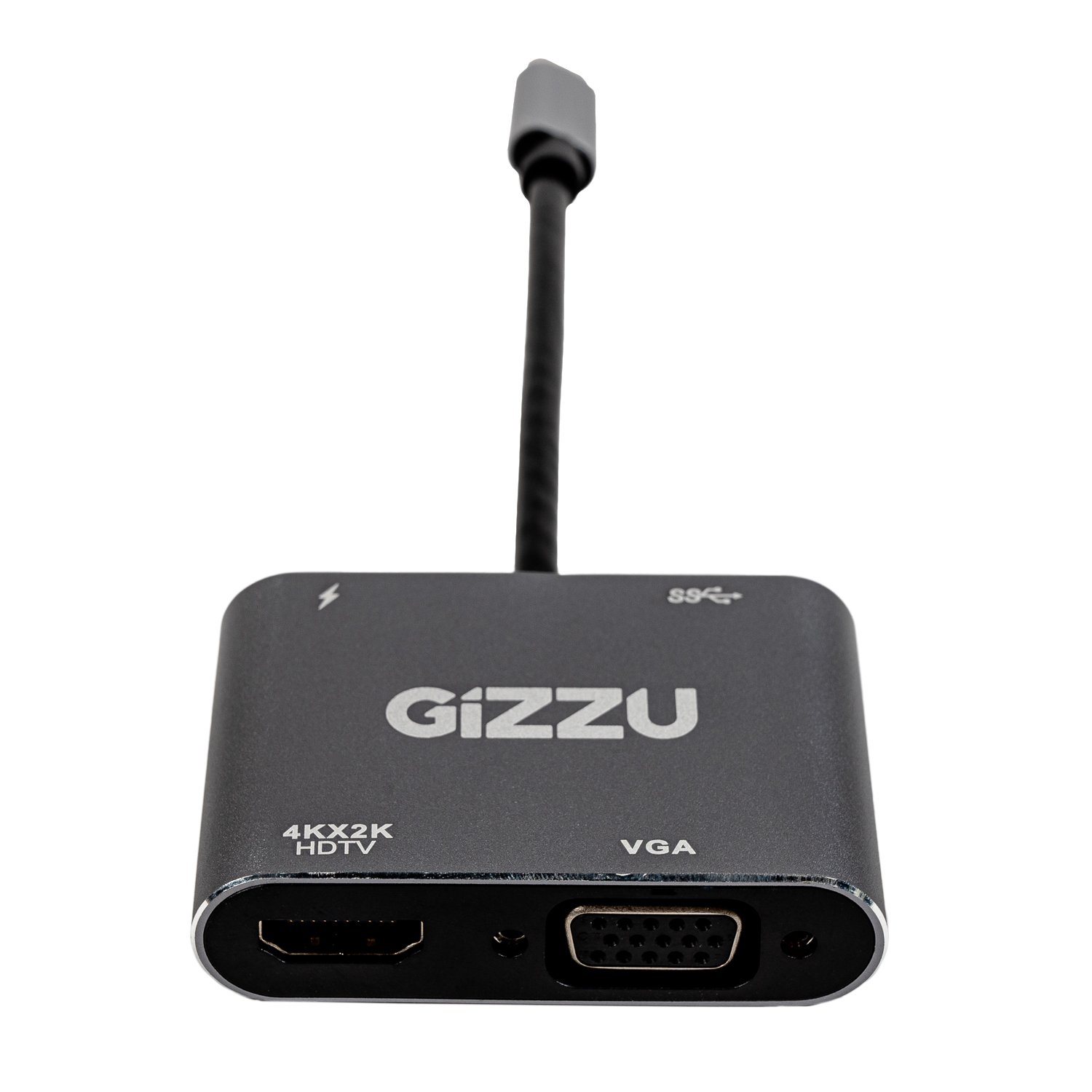 Gizzu 4-in-1 Type-C to HDMI/VGA/USB3.0 Hub (GAPCHVUPD) – product image