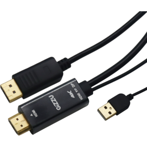 Gizzu 4K HDMI to DP Cable (1.8m) - Black (GCPHDP18) – product image