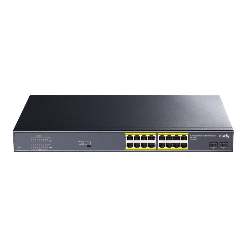 Cudy 16-Port PoE+ Unmanaged Switch (GS1020PS2) – product image