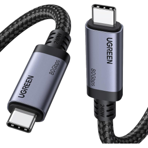 UGREEN USB4 Gen4 240W USB-C to USB-C Cable (Black) (L706-65383) – product image