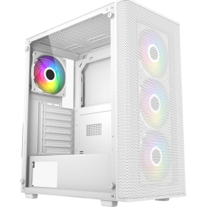 FSP M220 ATX Mid Tower Gaming Chassis - White (M220-WA) – product image
