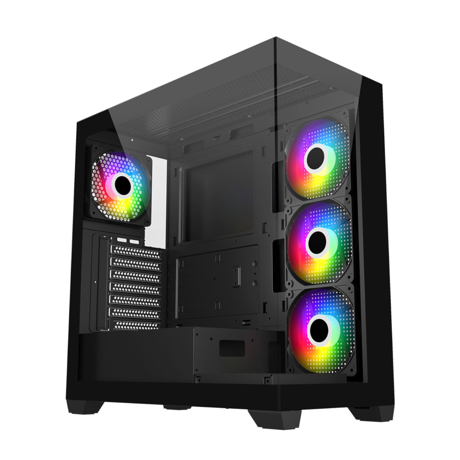 FSP M340 ARGB ATX Gaming Chassis - Black (M340-BA) – product image