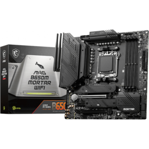 MSI MAG B650M MORTAR WIFI AMD AM5 mATX Gaming Motherboard (MAGB650MMORTARWIFI) – product image