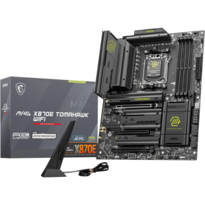 MSI MAG X870E TOMAHAWK WIFI AM5 ATX DDR5 Gaming Motherboard (MAGX870ETOMAHAWKWIFI) – product image