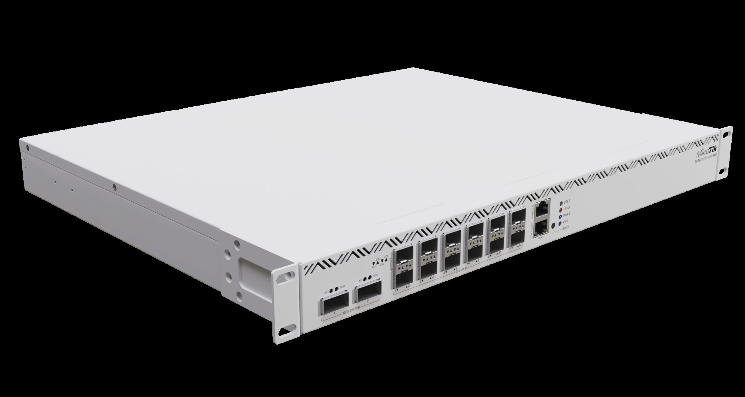 MIKROTIK CLOUD CORE ROUTER WITH 12 PORT SFP28 2 PORT QSFP28 16 CORE CPU | CCR2216-1G-12XS-2XQ - Image 2