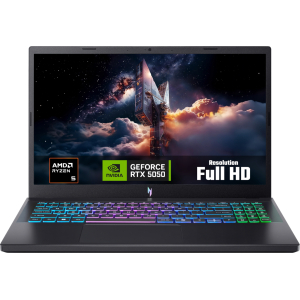 Acer NITRO V 15 Gaming Laptop 15.6" | AMD Ryzen 5 | 16GB | 512GB | RTX 5050 8GB | Windows 11 Home (NH.U3NEA.001) – product image