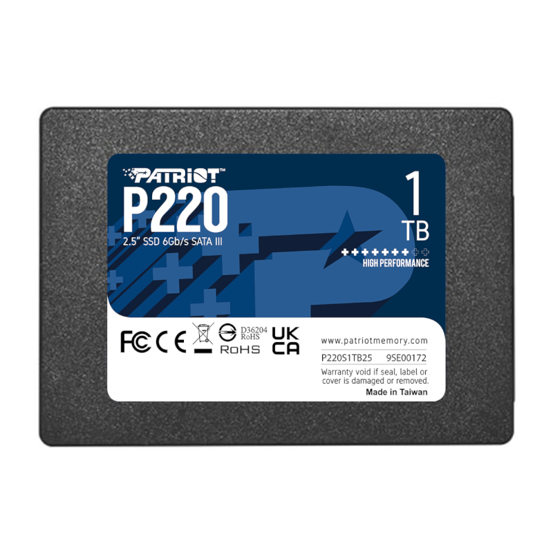 Patriot P220 1TB 2.5" SSD (P220S1TB25) – product image