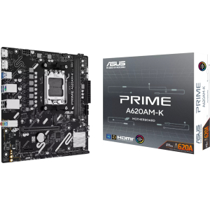 Asus PRIME A620AM-K AM5 M-ATX Motherboard (PRIME-A620AM-K) – product image
