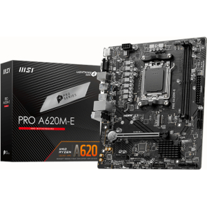 MSI A620M-E PRO AMD AM5 MATX Gaming Motherboard (PROA620M-E) – product image