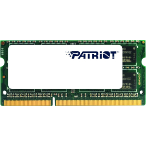 Patriot Signature Line 8GB 1600MHz DDR3L Dual Rank SODIMM Notebook Memory (PSD38G1600L2S) – product image