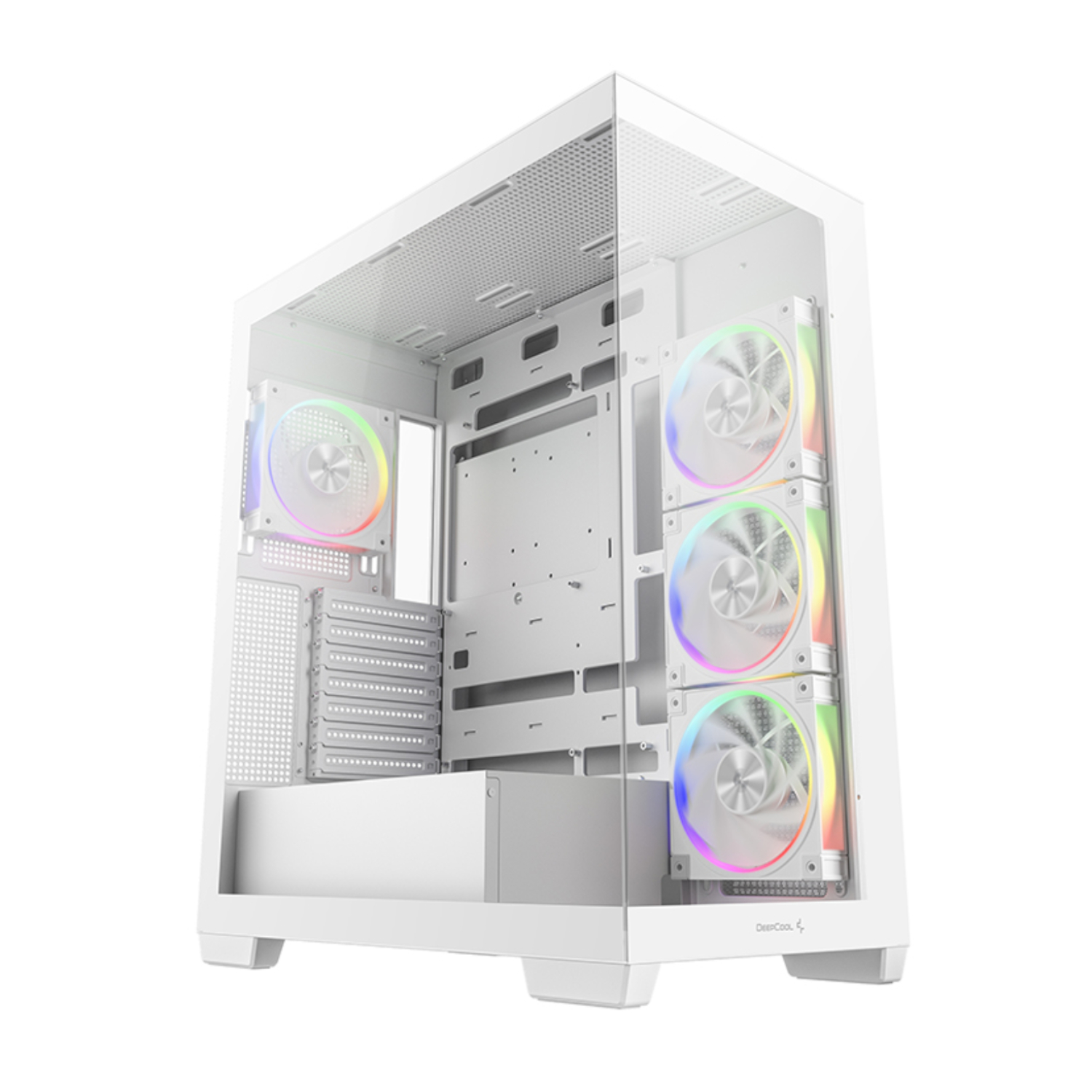 DeepCool CG580 4F V2 ARGB ATX Gaming Chassis – White (R-CG580-WHADA4-G-2) – product image