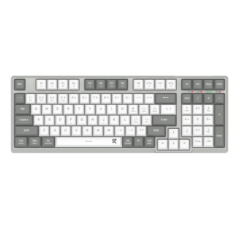 REDRAGON KB SCISSOR KEY 2.4G BT WRS BKWT (RD-BK-7111) – product image