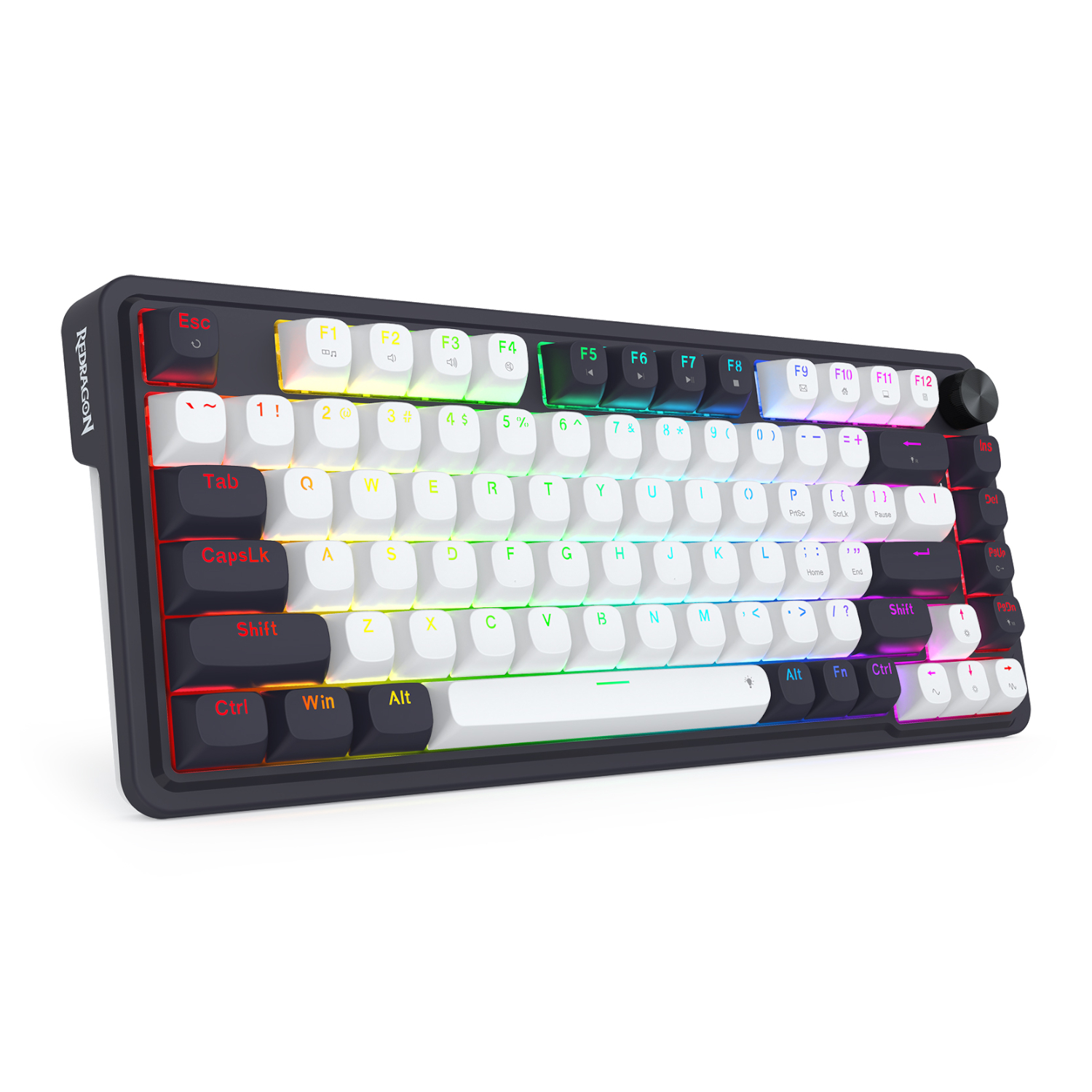 Redragon K673 UCAL 75% Magnetic Ultramag Switch Wired Keyboard - Black (RD-K673WB-RGB-M) – product image