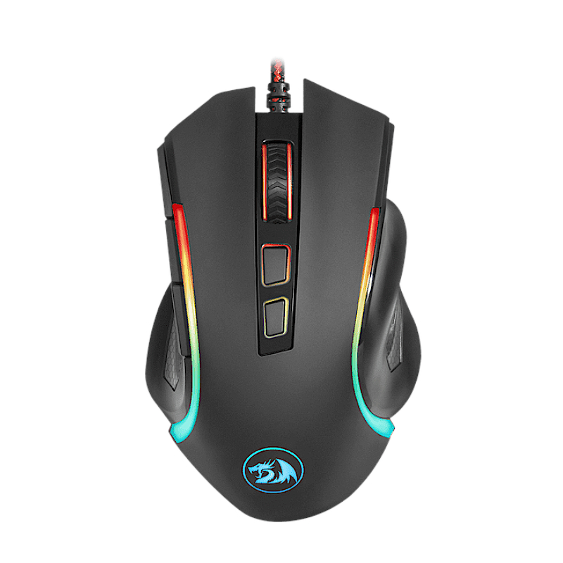 REDRAGON GRIFFIN 7200DPI Gaming Mouse - Black (RD-M607) – product image
