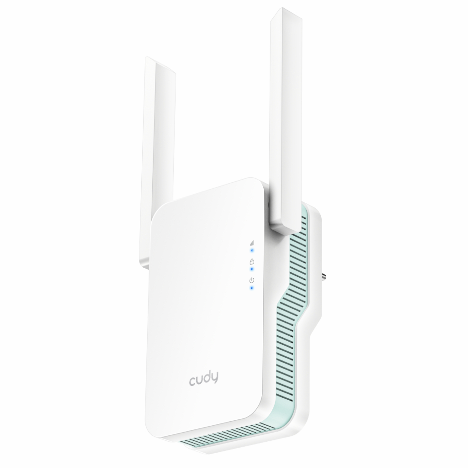 Cudy AX1500 Dual-Band Wi-Fi 6 Range Extender (Wall Plug)-White (RE1500) – product image