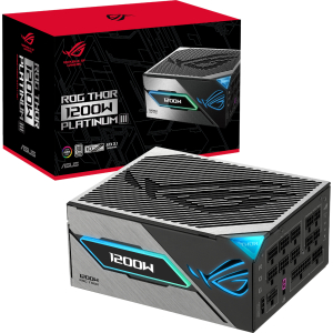 Asus ROG Thor 1200W 80 PLUS Platinum III ATX Modular Power Supply (ROG-THOR-1200P3-GAMING) – product image