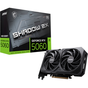 MSI GeForce RTX 5060 SHADOW 2X OC 8GB Graphics Card (RTX5060SHADOW2XOC8GB) – product image