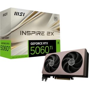 MSI GeForce RTX 5060 Ti 16GB INSPIRE 2X OC Graphics Card (RTX5060TIINSPIRE2XOC16GB) – product image