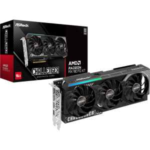 ASRock Radeon RX9070 XT Challenger 16G Graphics Card (RX9070XTCHALLENGER16G) – product image