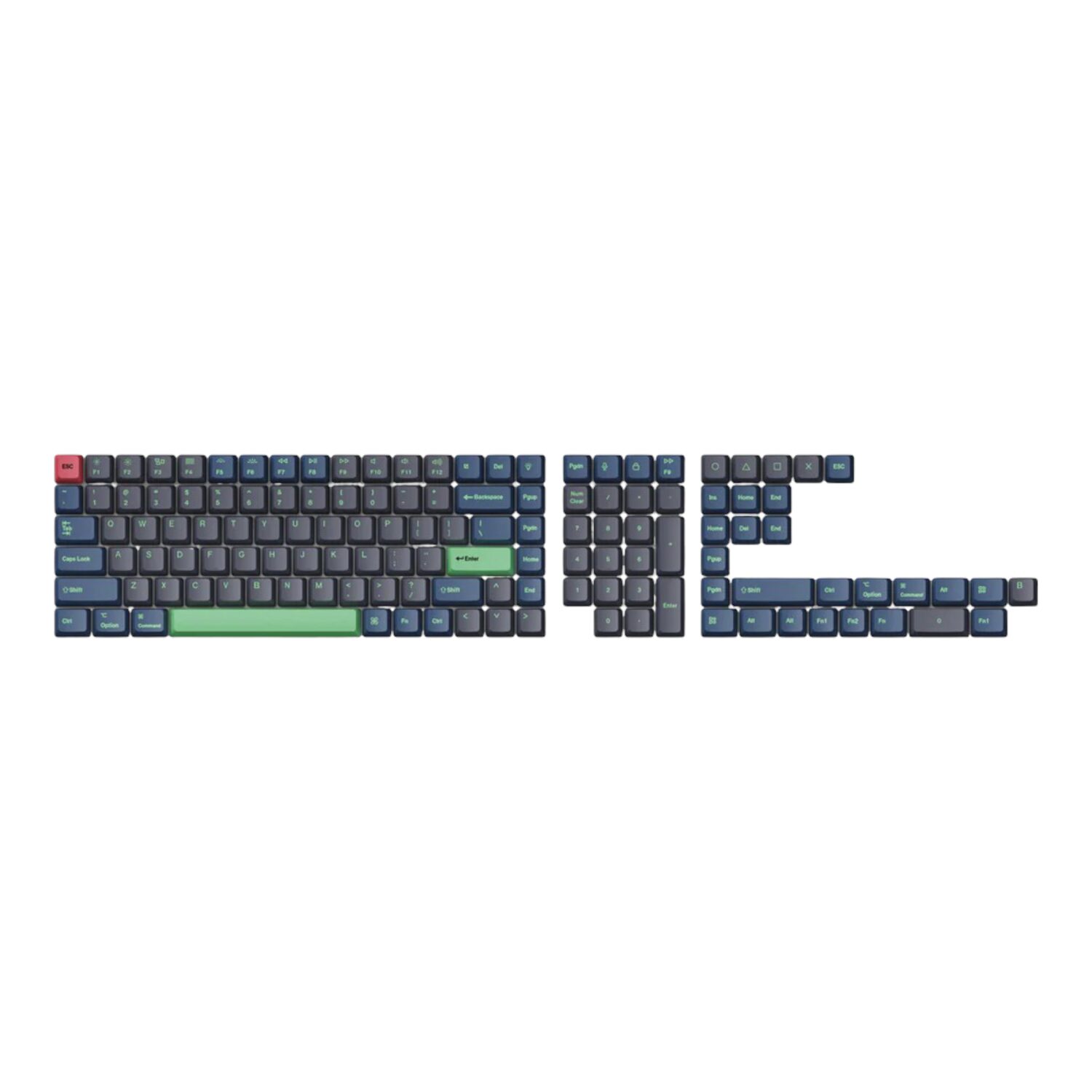 Keychron OEM Dye-Sub PBT Keycap Set – Hacker (Version C