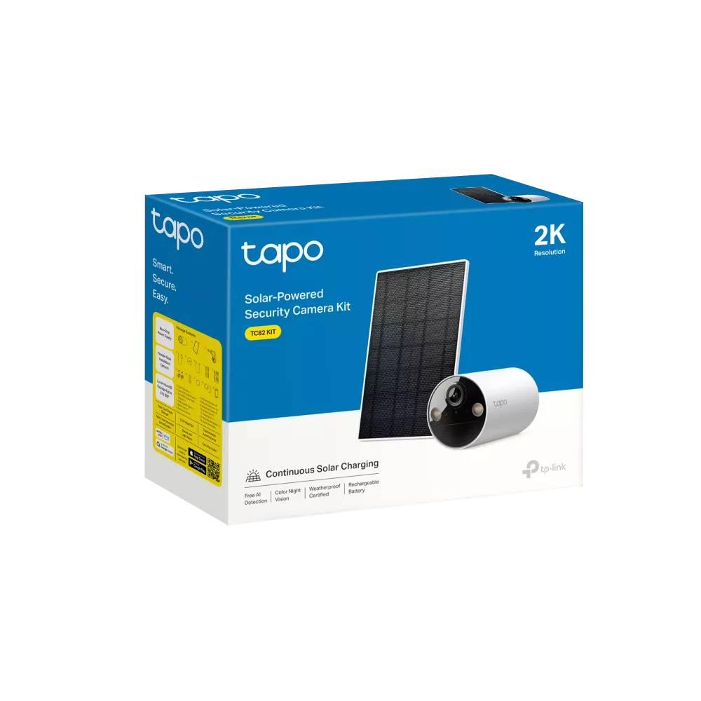 TP-LINK TAPO TC82 SOLAR-POWERED SECURITY CAMERA KIT | TC82 KIT - Image 4