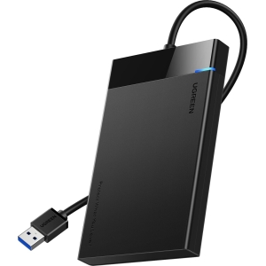 UGREEN USB 3.0 to 2.5” SATA Hard Drive Enclosure (Non-Detachable Cable) (US221-30847) – product image