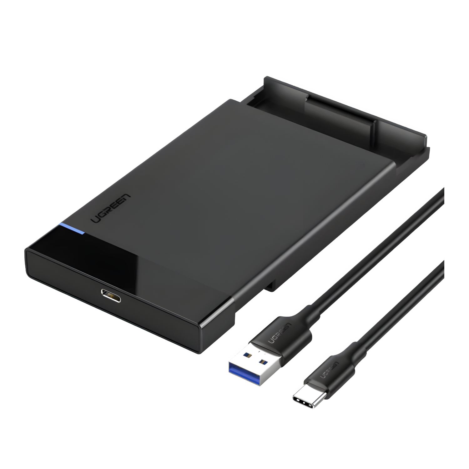 UGREEN USB Type-C 2.5" SATA III External Hard Drive Enclosure (US221-50743) – product image