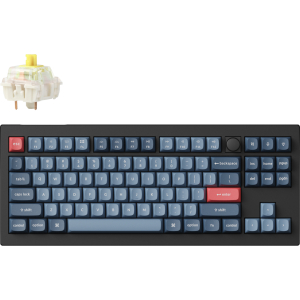Keychron V3 Max QMK/VIA 80% Wireless Custom Mechanical Keyboard (Banana Switch) – Carbon Black (V3M-D4) – product image