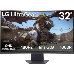 LG UltraGear 32" QHD VA Curved Gaming 180Hz 1ms (32GS60QC-B.AFBQ) – product image
