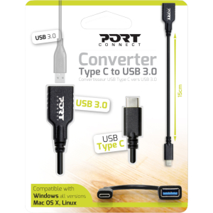 Port Type-C to USB3.0 15cm Adapter (900133) – product image