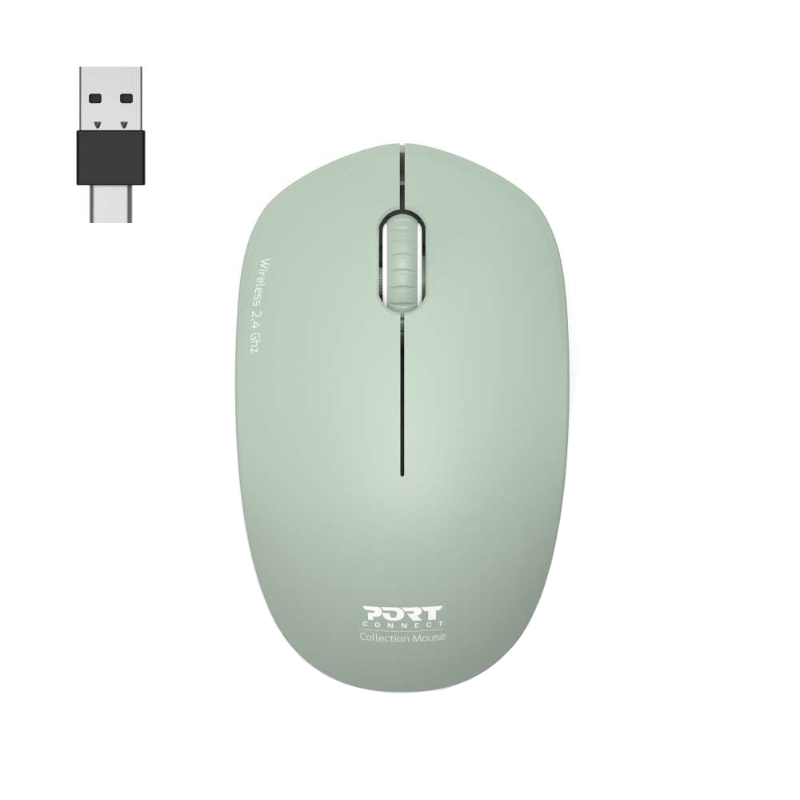 Port Connect MOUSE COLLECTION II WIRELESS Olive (900543) – product image